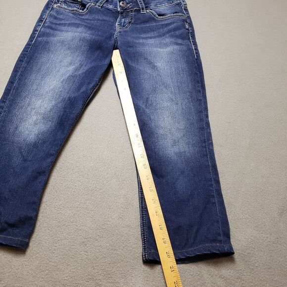 Silver Jeans Women's Blue Capri Silver Jeans Elyse Capri Sz 25 - Picture 14 of 14